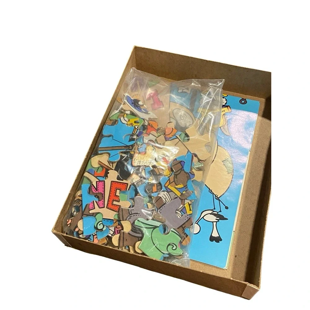 Vintage 1983 Golden H.M.S. Looney Tunes 100 Pc Puzzle Complete Bugs Bunny